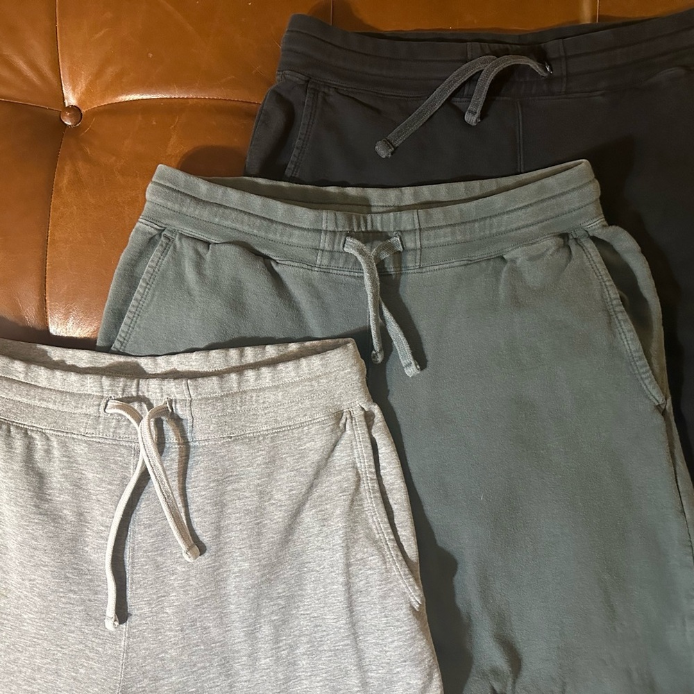 American Giant Classic Sweatpants - LOT of 3 - Medium